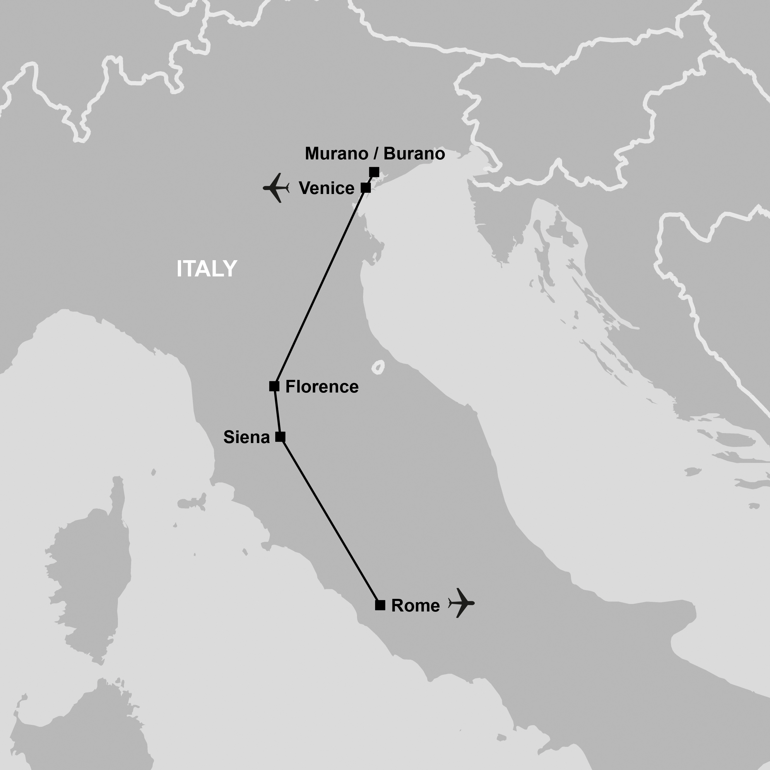 Italy Map - Travel Europe